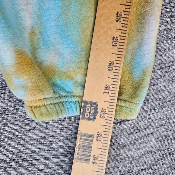 iets frans Sweatpants Womens Large Tie Dye Acid Wash Fleece Lounge Pockets Gym - Picture 9 of 11